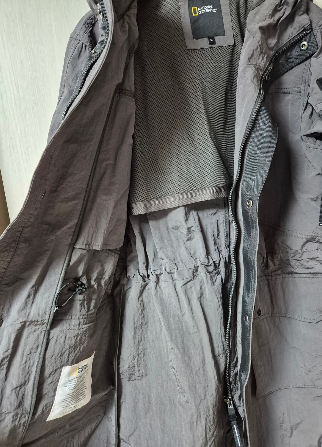 내셔널지오그래픽 페루스 피쉬테일 롱점퍼 춘추  야상 M 상품이미지8