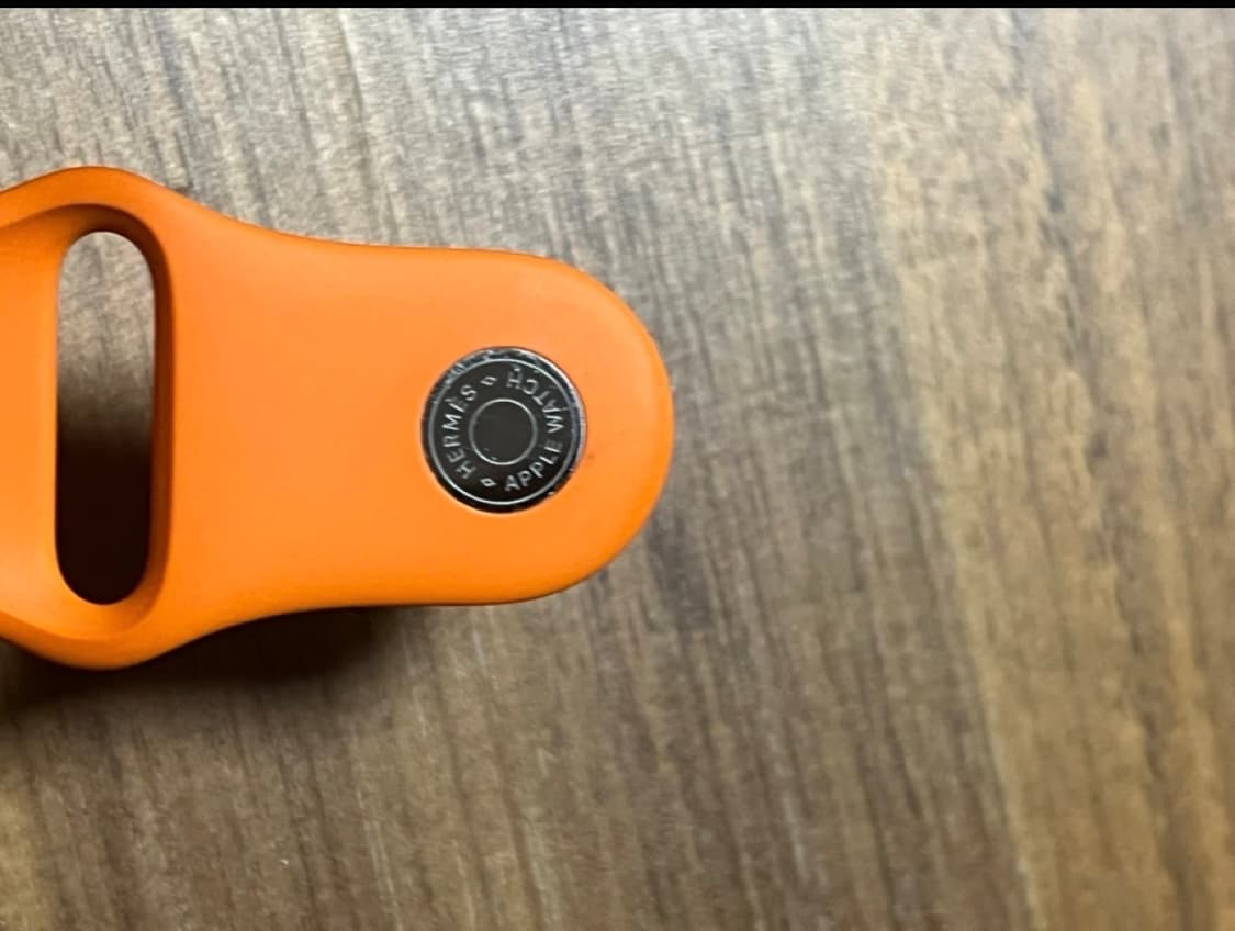 애플워치 에르메스 Series 7 45mm / 골드 가죽 스트랩 디플로이 상품이미지9