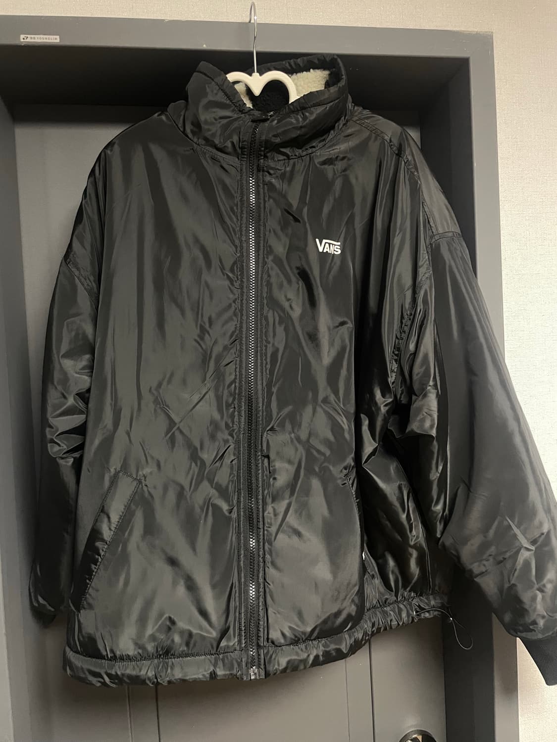 반스 리버시블 후리스 폴리스 자켓 오버핏 (라지 105 추천) 상품이미지3