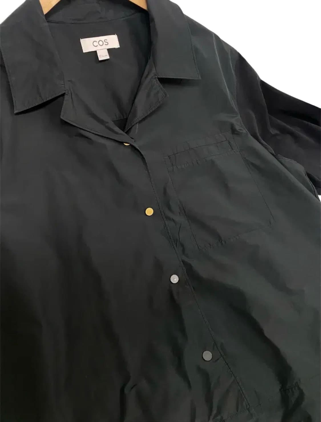 코스 COS 블랙 포켓 오버핏 반팔 셔츠 L-XL 상품이미지5