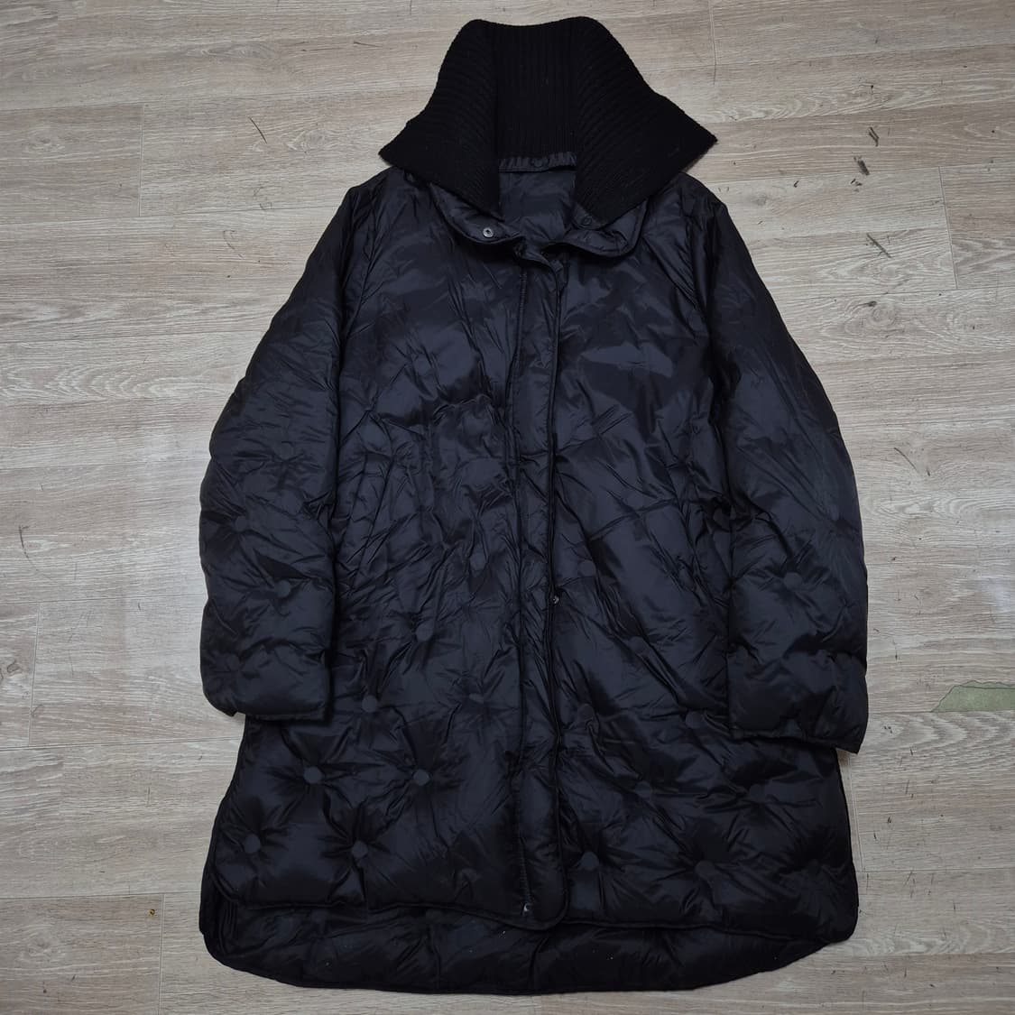 KOOKAI 쿠카이 구스다운 하이브리드 니트넥 패딩 점퍼 L(100) 상품이미지1