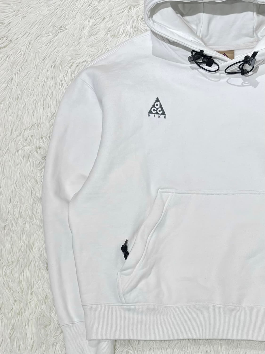 나이키 acg 화이트 후드 상품이미지5