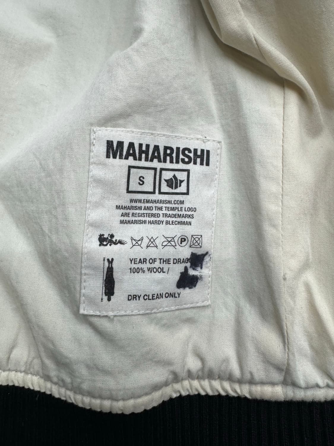 마하리시 자수봄버 S 블랙 상품이미지10