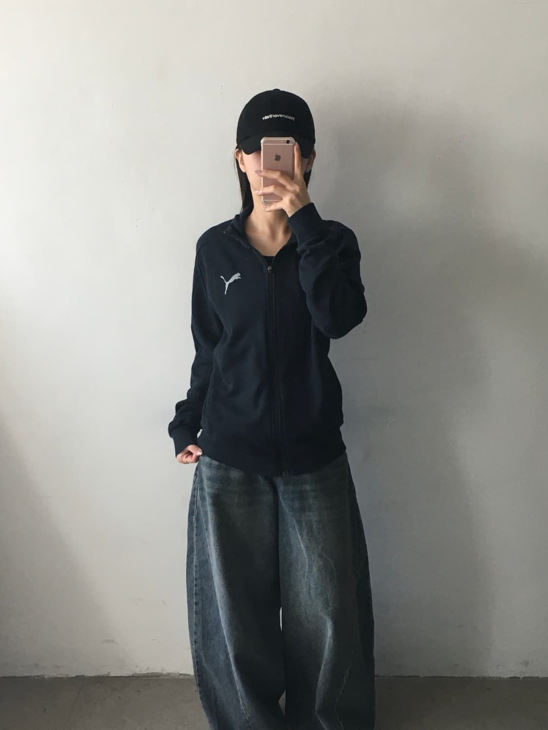 퓨마 가슴로고 코튼져지 상품이미지1