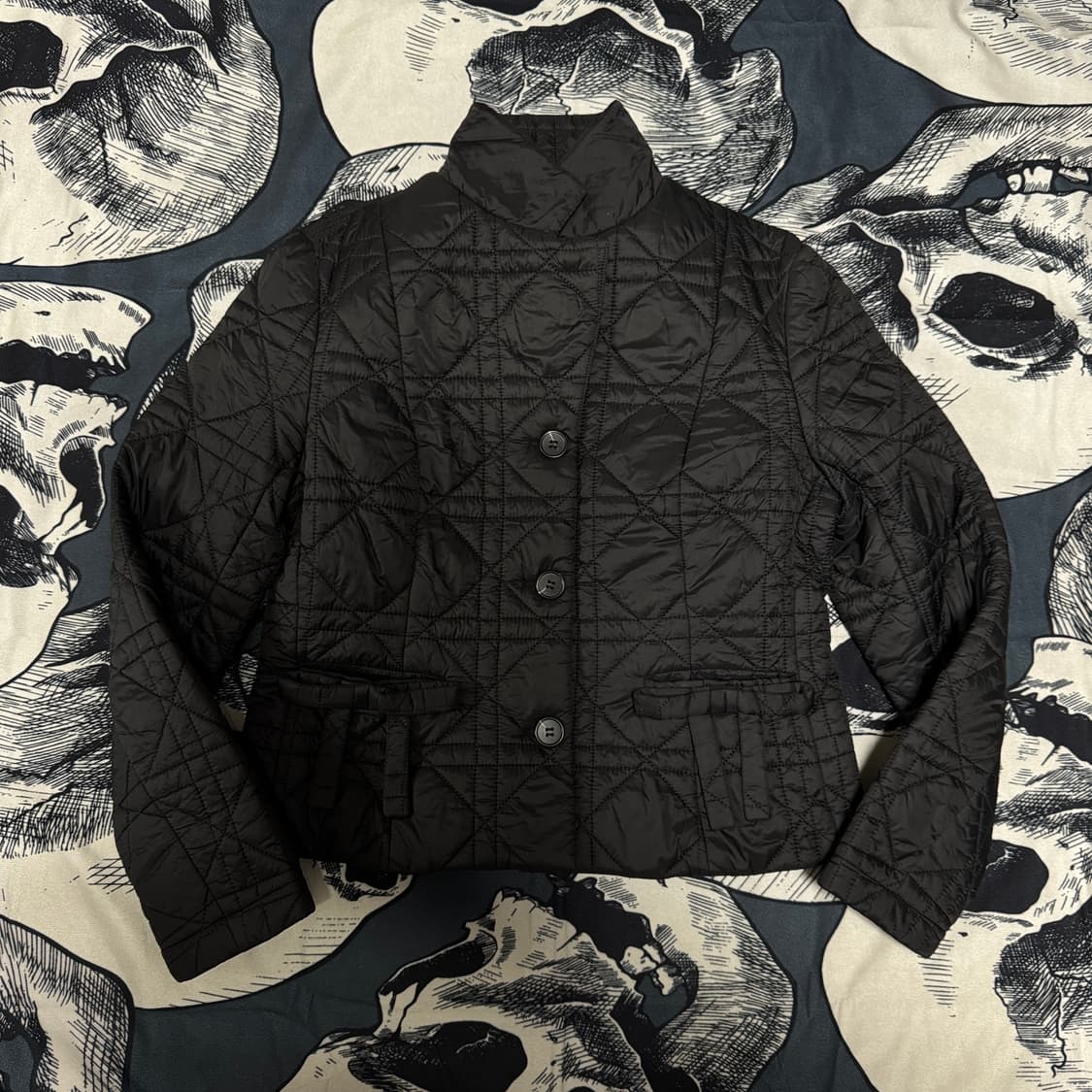 satin 샤틴 누빔점퍼 77사이즈 상품이미지1