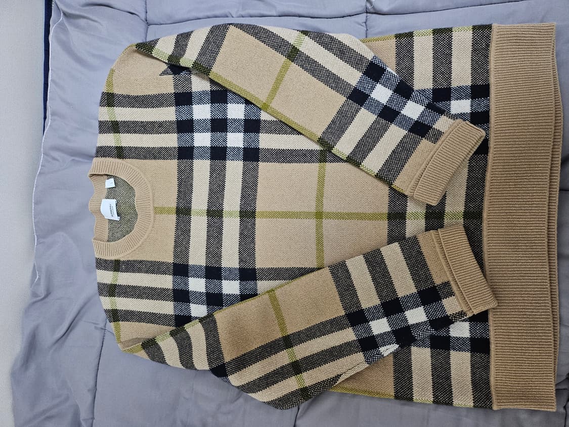 버버리 캐시미어 니트 L 105사이즈 상품이미지1