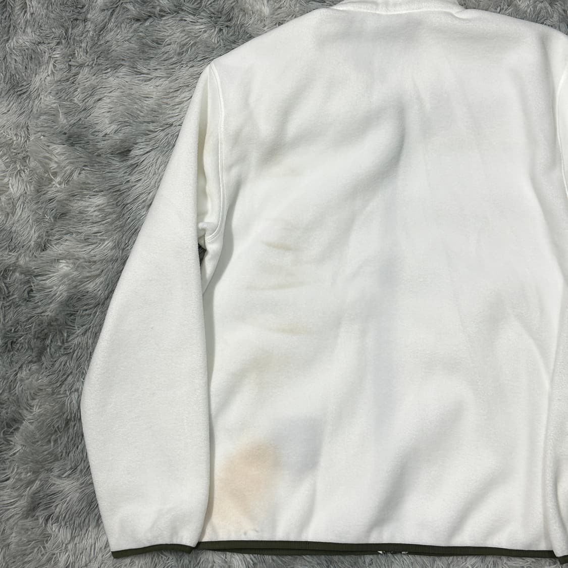 내셔널지오그래픽 흰색 플리스자켓 XL 상품이미지3