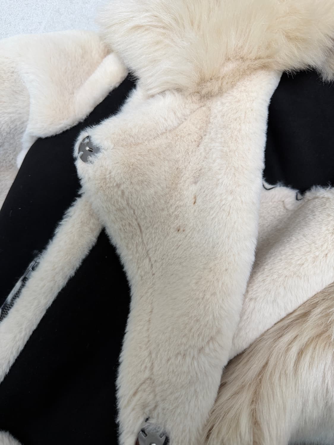 스웨이드 퍼 무스탕 fur mustang jacket 상품이미지7