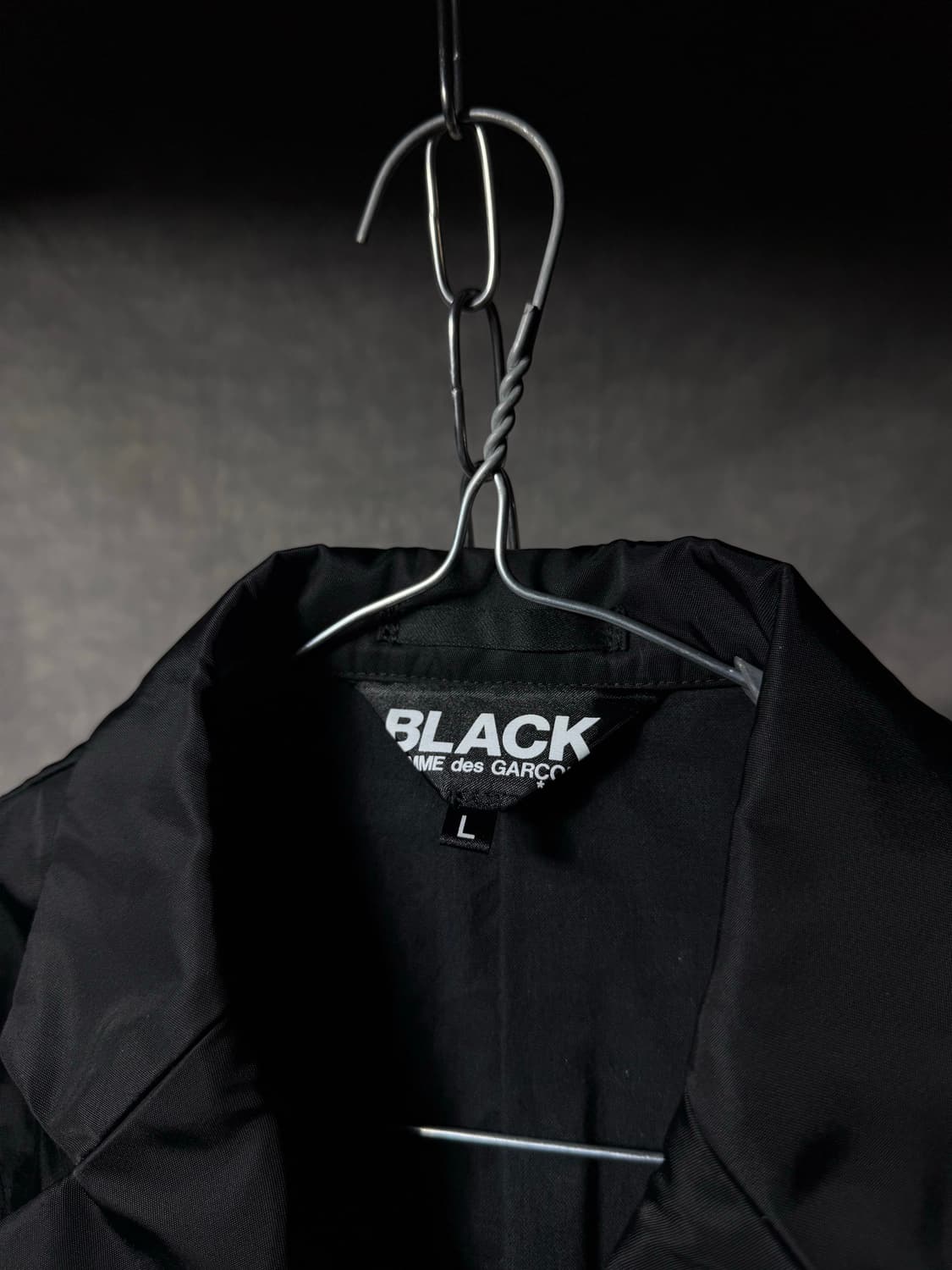 Comme des Gancon Black 19SS Cut Off Coat 상품이미지9