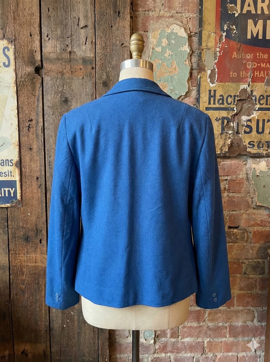 코발트 블루 컬러의 펜들턴(Pendleton) 울 자켓 상품이미지2