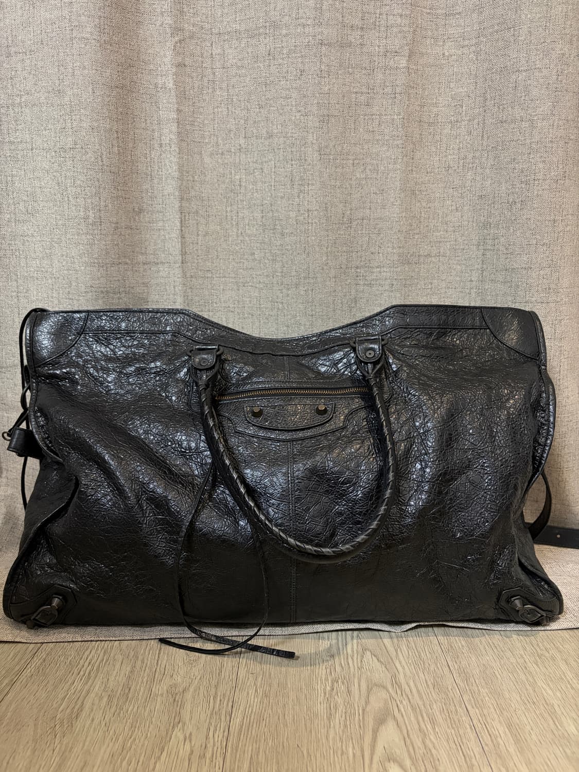 발렌시아가 르 시티 트래블백 라지 블랙  (810364) 상품이미지1