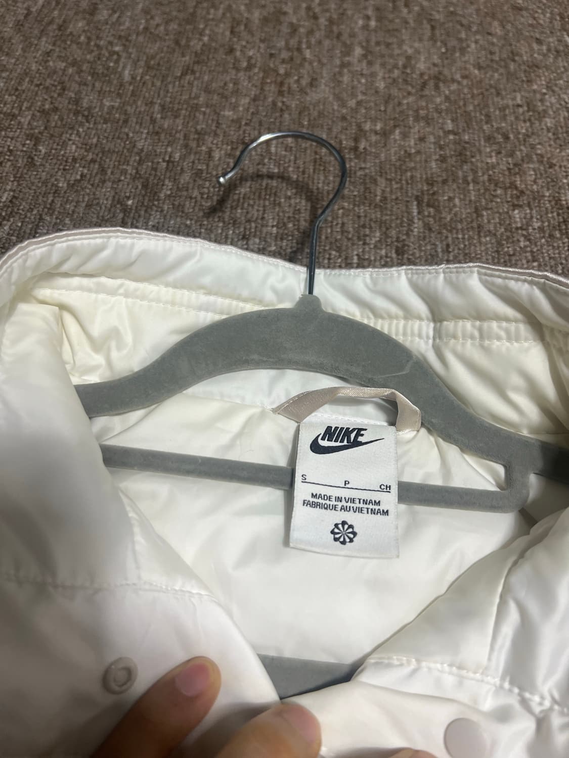 여성) 나이키 크롭 후드자켓 S 상품이미지4