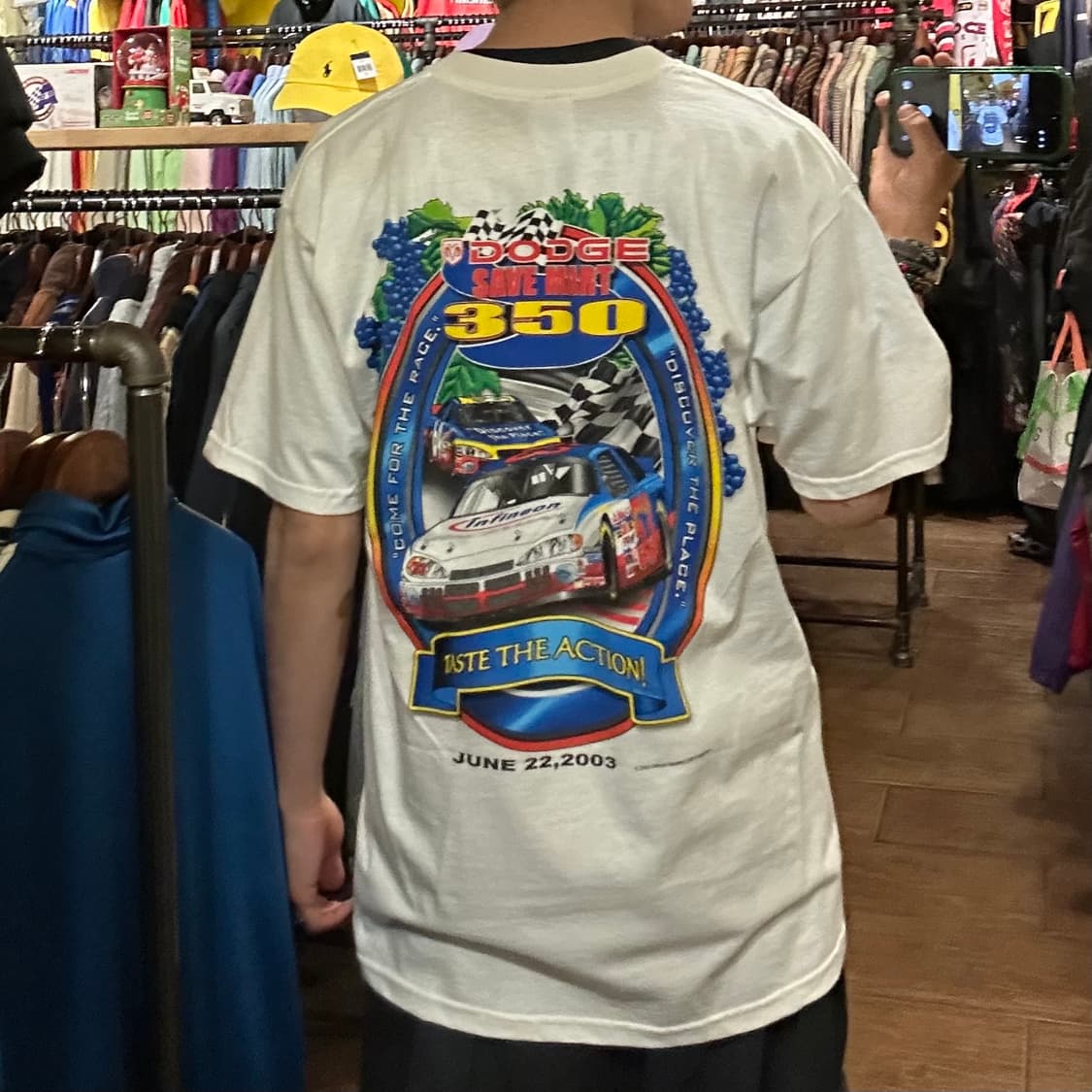 [HI] 빈티지 카 반팔티 화이트 상품이미지5