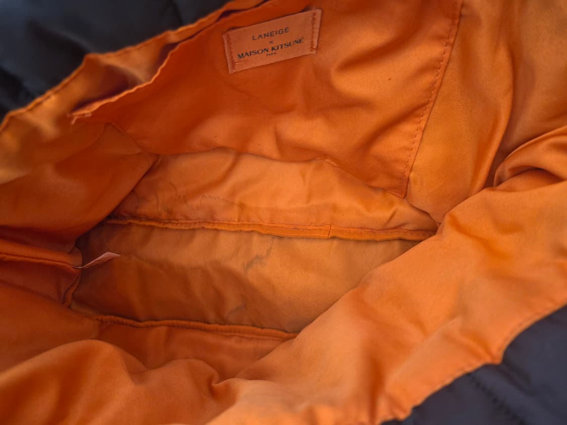 메종키츠네 x 라네즈 패딩백 그레이 상품이미지5