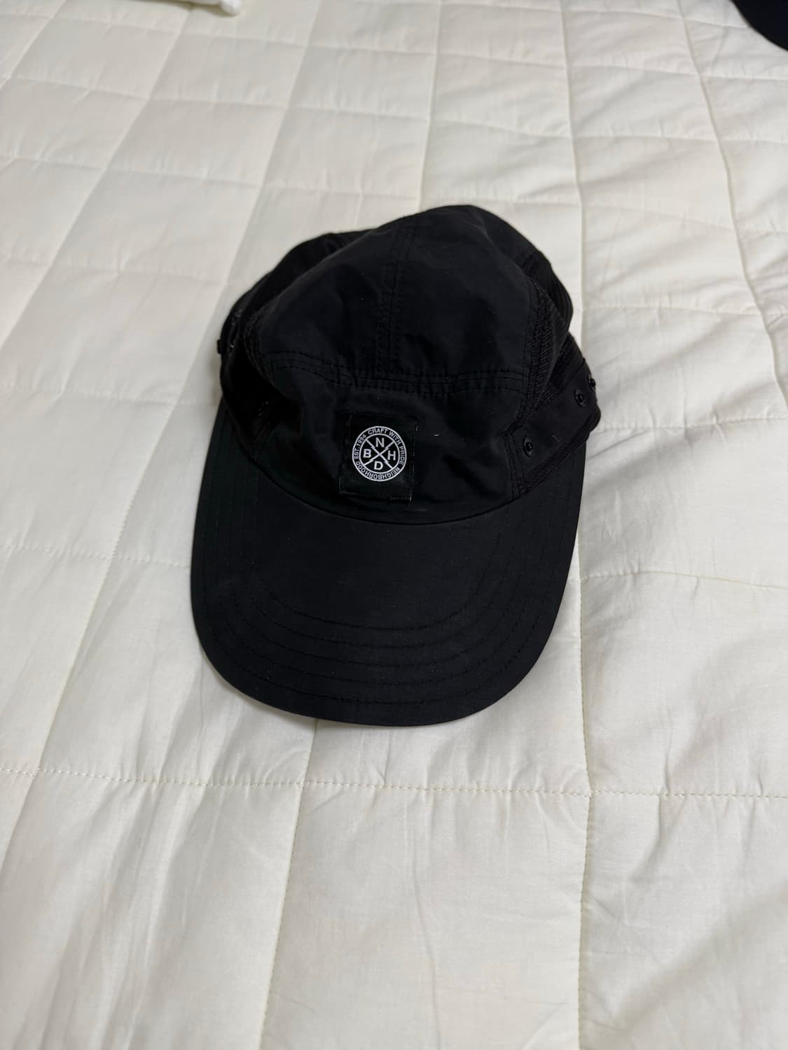 네이버후드 캠프캡 블랙 상품이미지2