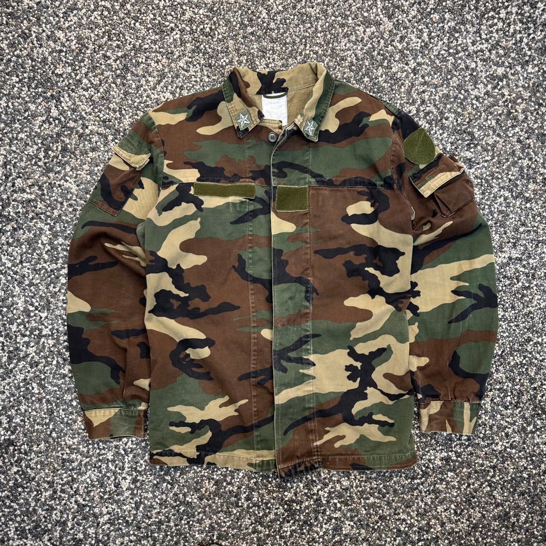 빈티지 이탈리아 군 우드랜드 필드 자켓 (L)  상품이미지1