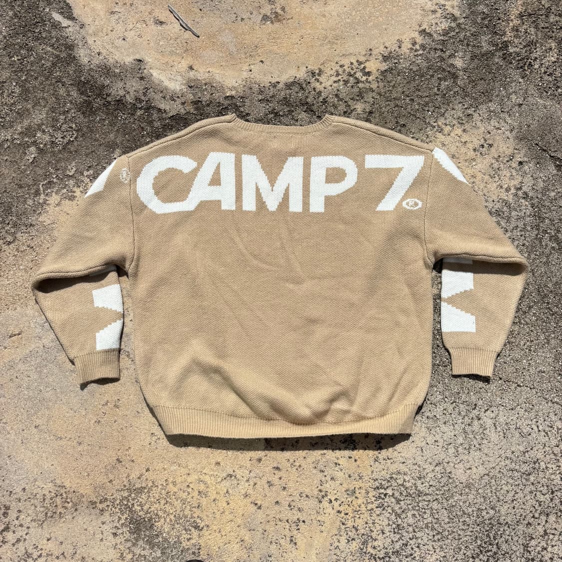 CAMP7 캠프세븐 빈티지 니트 스웨터 M-L 상품이미지1