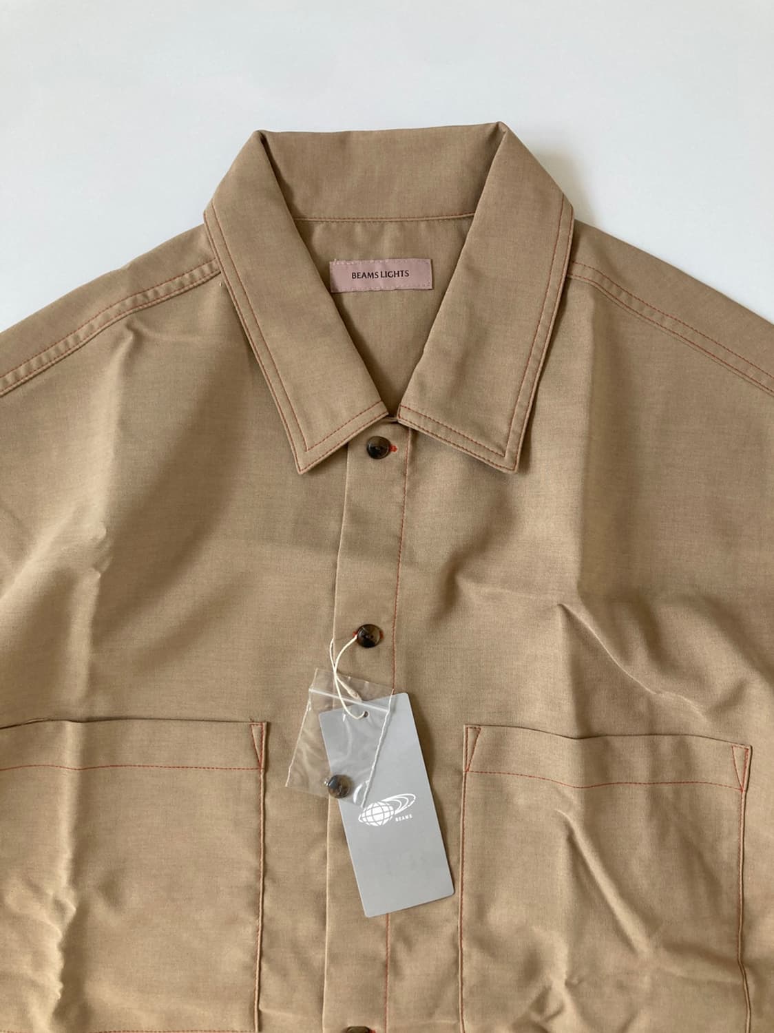 BEAMS LIGHTS  Shirt Beige 상품이미지4