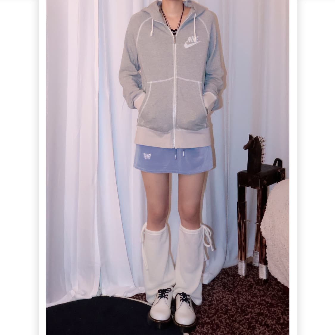 Out OverLock Detail Hooded 상품이미지4