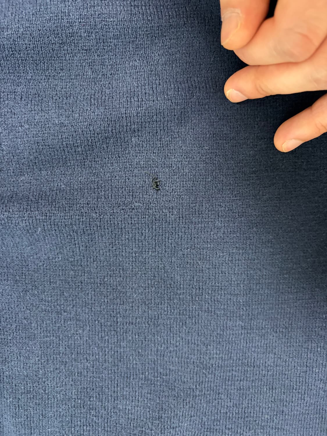 라코스테 니트 가디건 투웨이 지퍼 네이비 L 상품이미지8