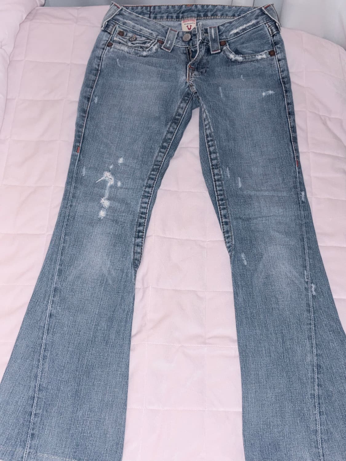 TrueReligion트루릴리젼 오리엔탈 백포켓 로우라이즈 부츠컷 청바지 상품이미지5