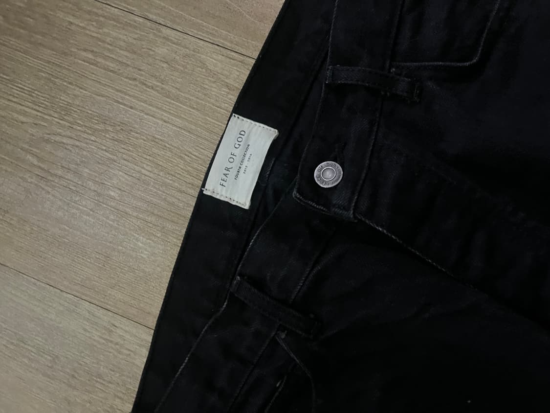 피어오브갓 디스트로이드 지퍼 데님진 상품이미지5