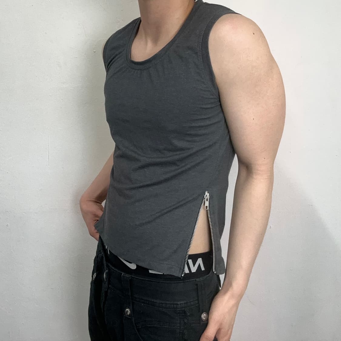 RELIGION ZIP UP TANKTOP 상품이미지2