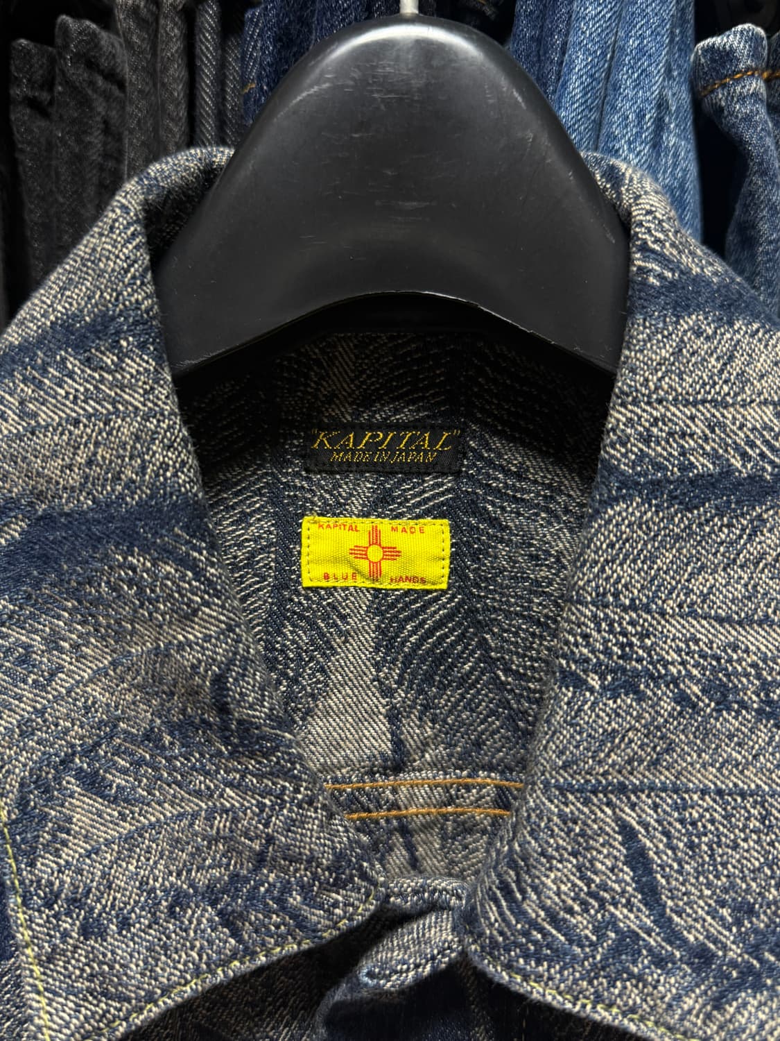 캐피탈 페더 데님 자켓 인디고 3사이즈 상품이미지3