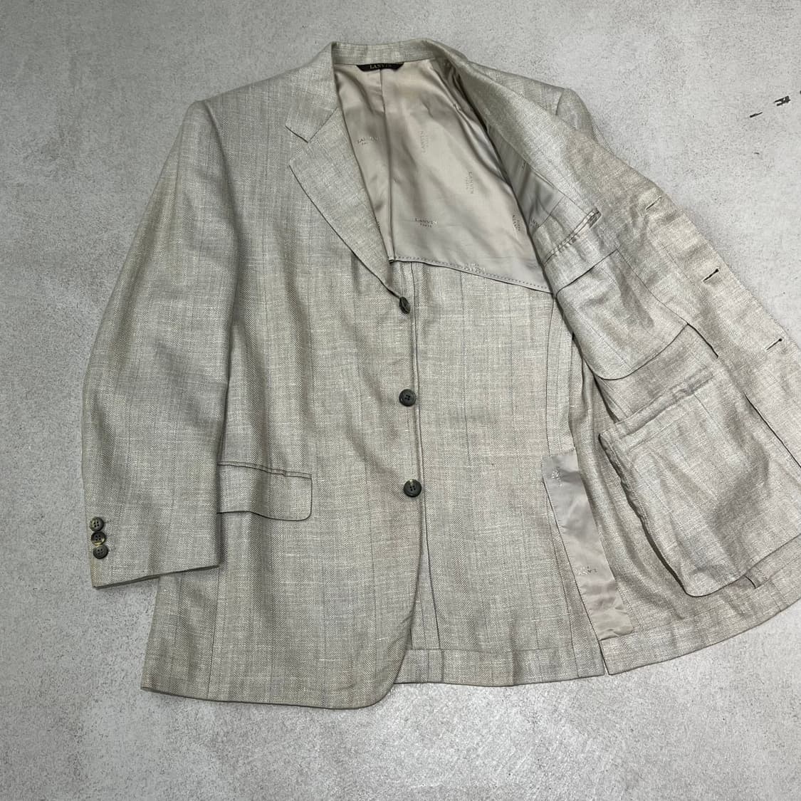  랑방 체크 블레이저 s10388 상품이미지3