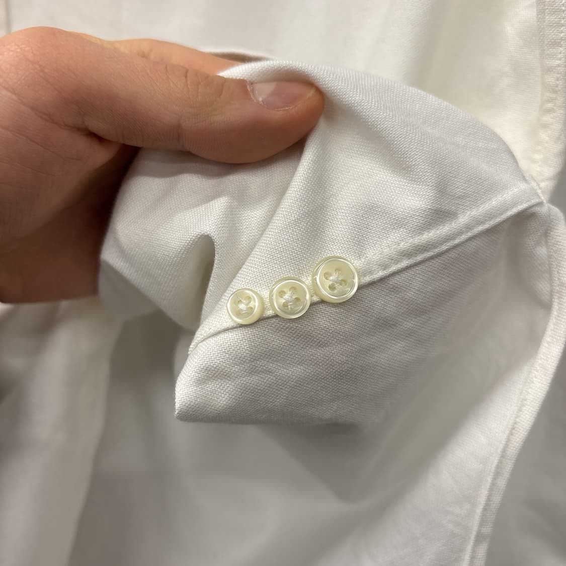 90s 폴로 랄프로렌 USGA 오피셜 엠브로이드 옥스포드 셔츠 N1092 상품이미지6