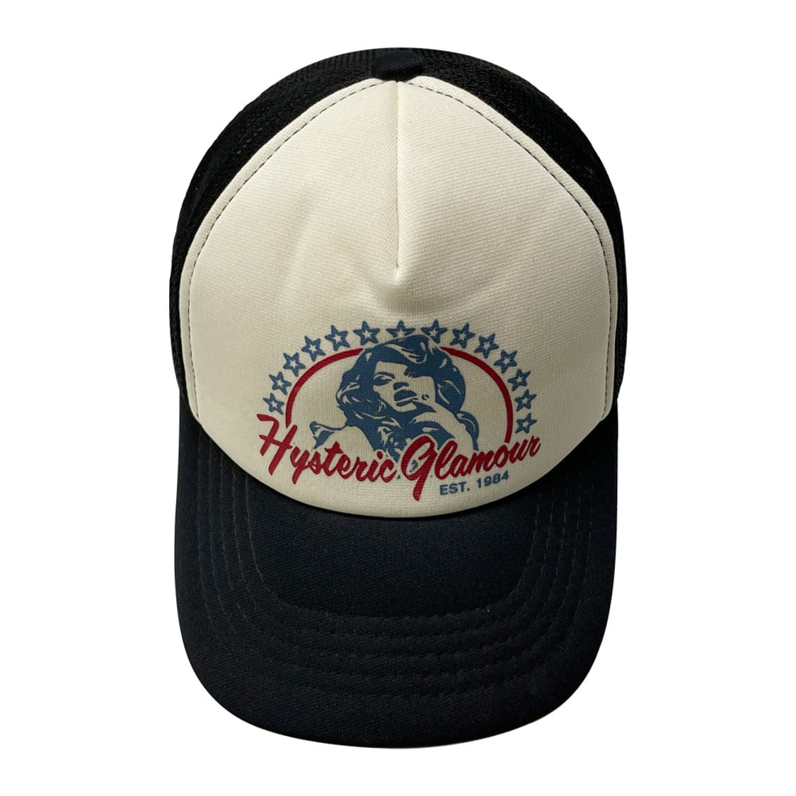 히스테릭글래머 메쉬캡 블랙/화이트 상품이미지2