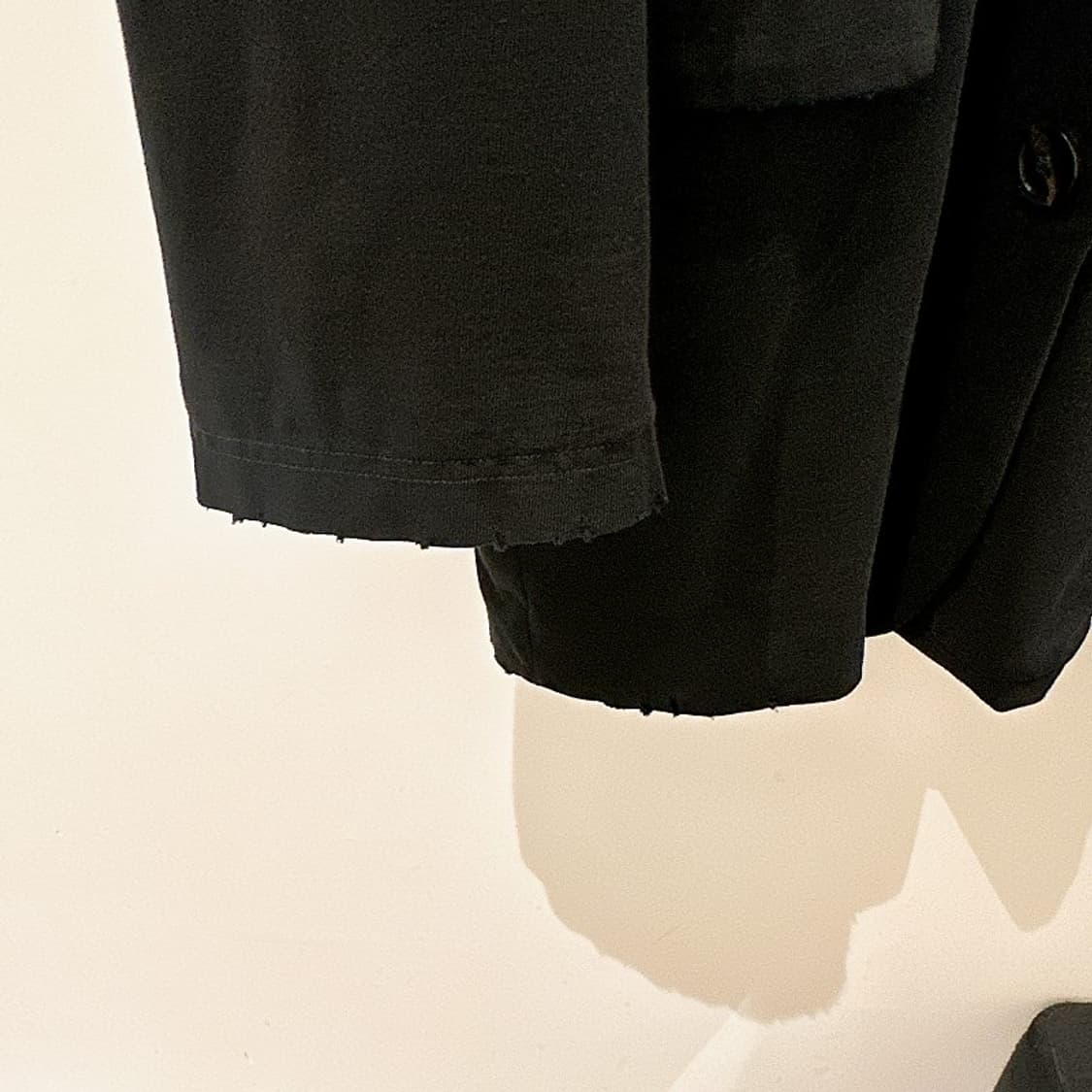 발렌시아가 유니핏 블랙 오버사이즈 코튼 블레이저 상품이미지4