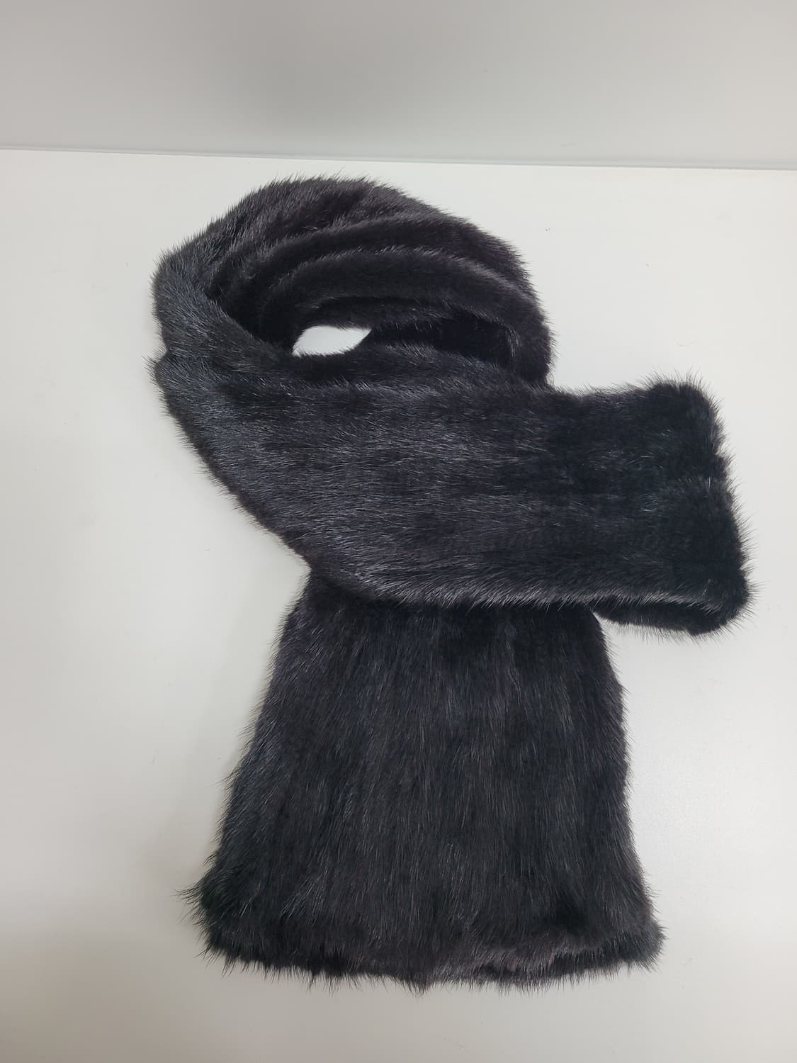 JINDO Sheborn 진도 쉬본 블랙 밍크 머플러 / 총장 180
 상품이미지3