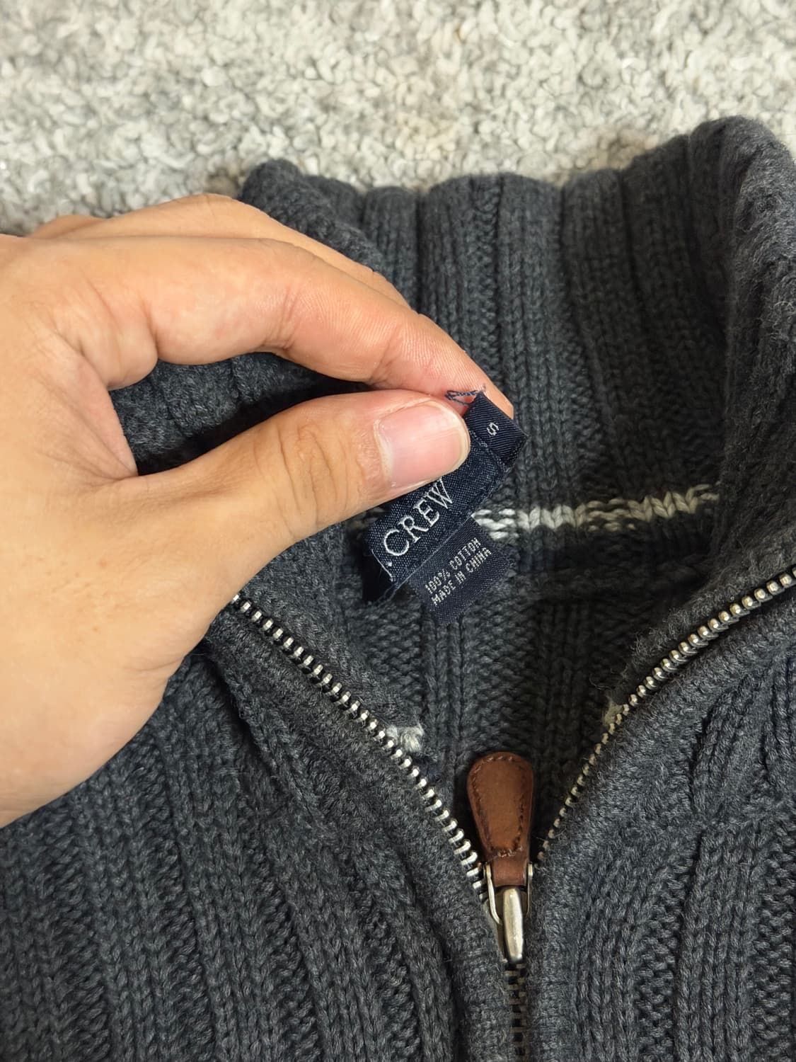 J Crew 제이크루 반 집업 니트 상품이미지7