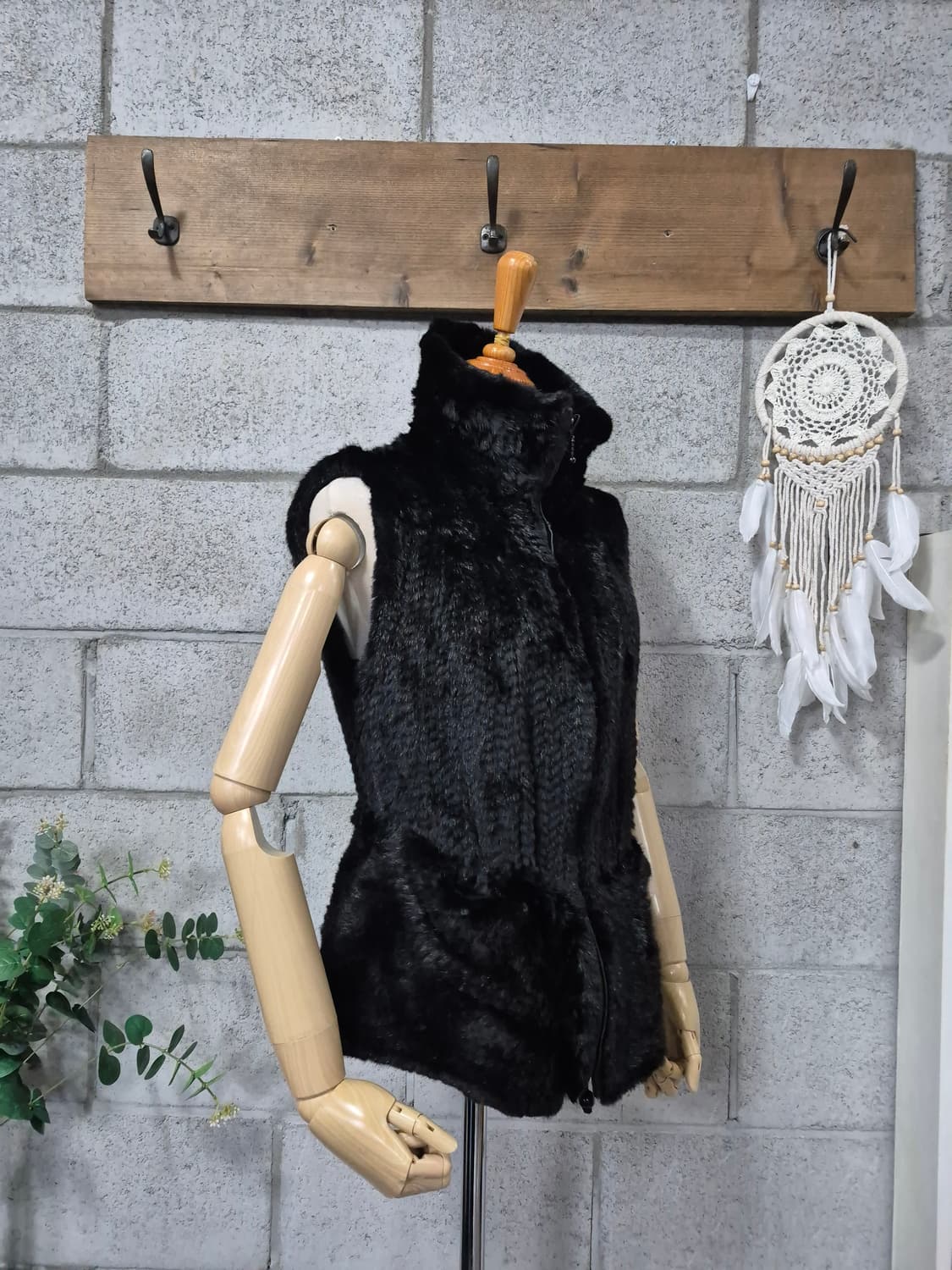 밍크니팅조끼 상품이미지3