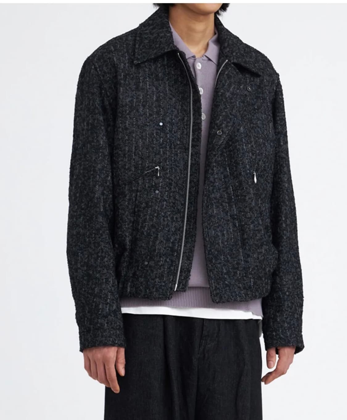 유스 YOUTH MK3 Jacket charcol malange 상품이미지7