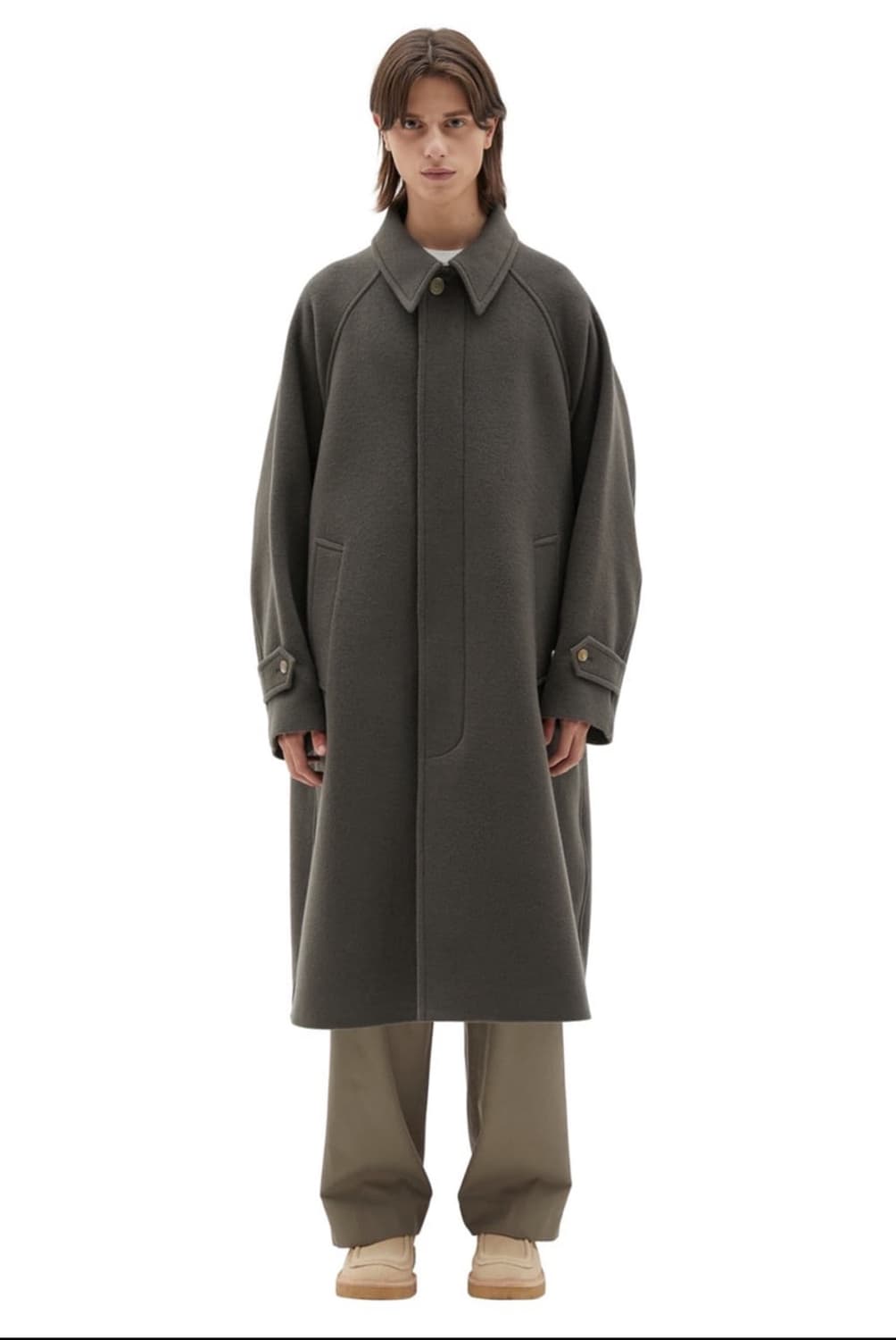 브라운야드 22fw 발마칸 올리브 상품이미지1