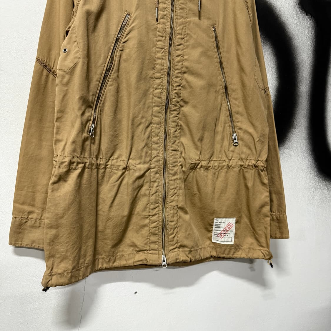 FUBU 후부 지퍼 디테일 M65 필드 자켓 베이지 상품이미지5