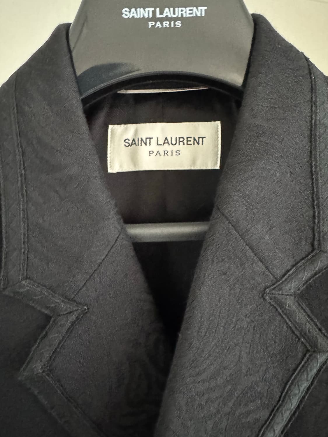 생로랑 페이즐리 문양 코트 54(105) 상품이미지5