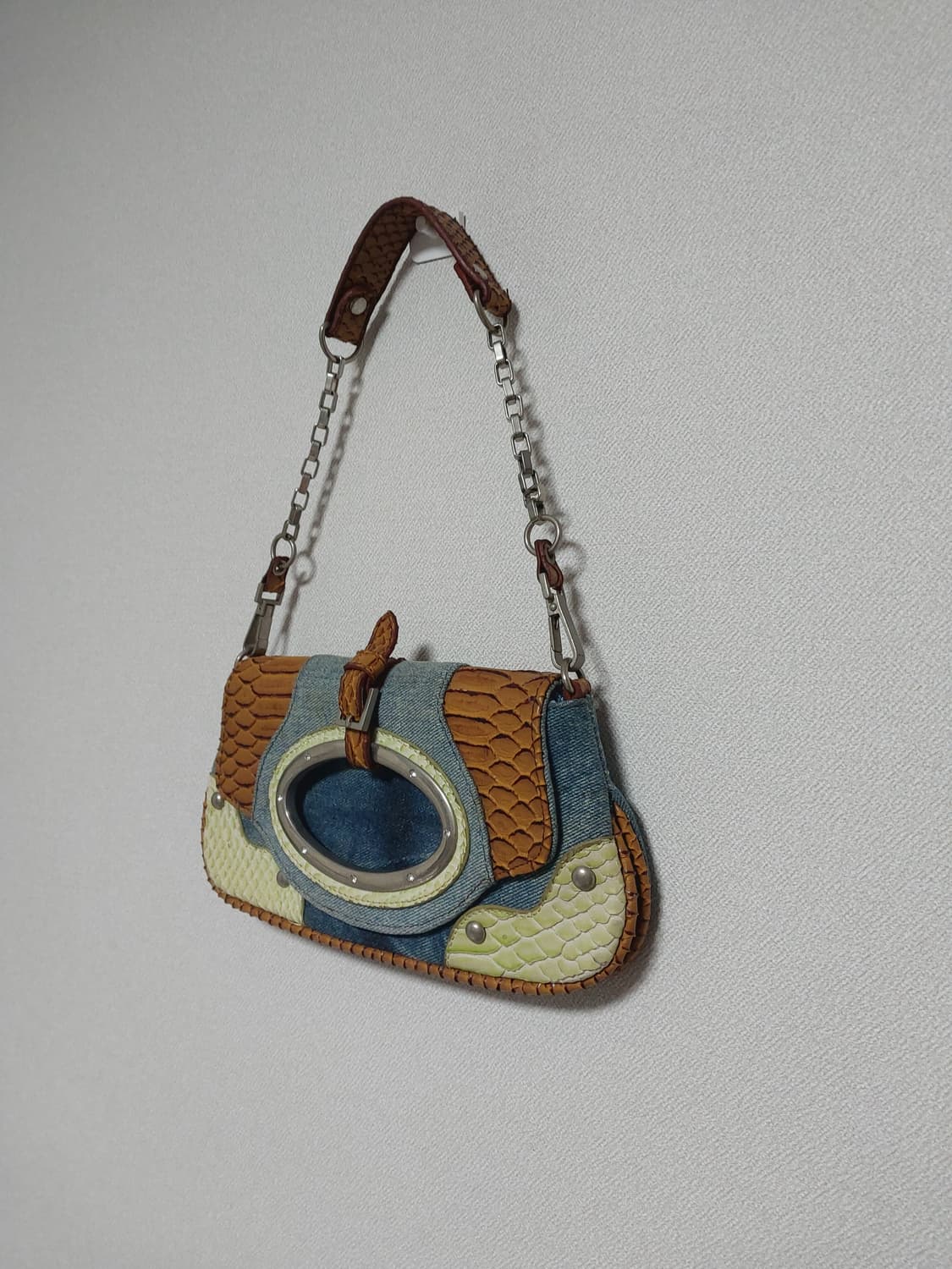 데님 빈티지 미니백 y2k 상품이미지5