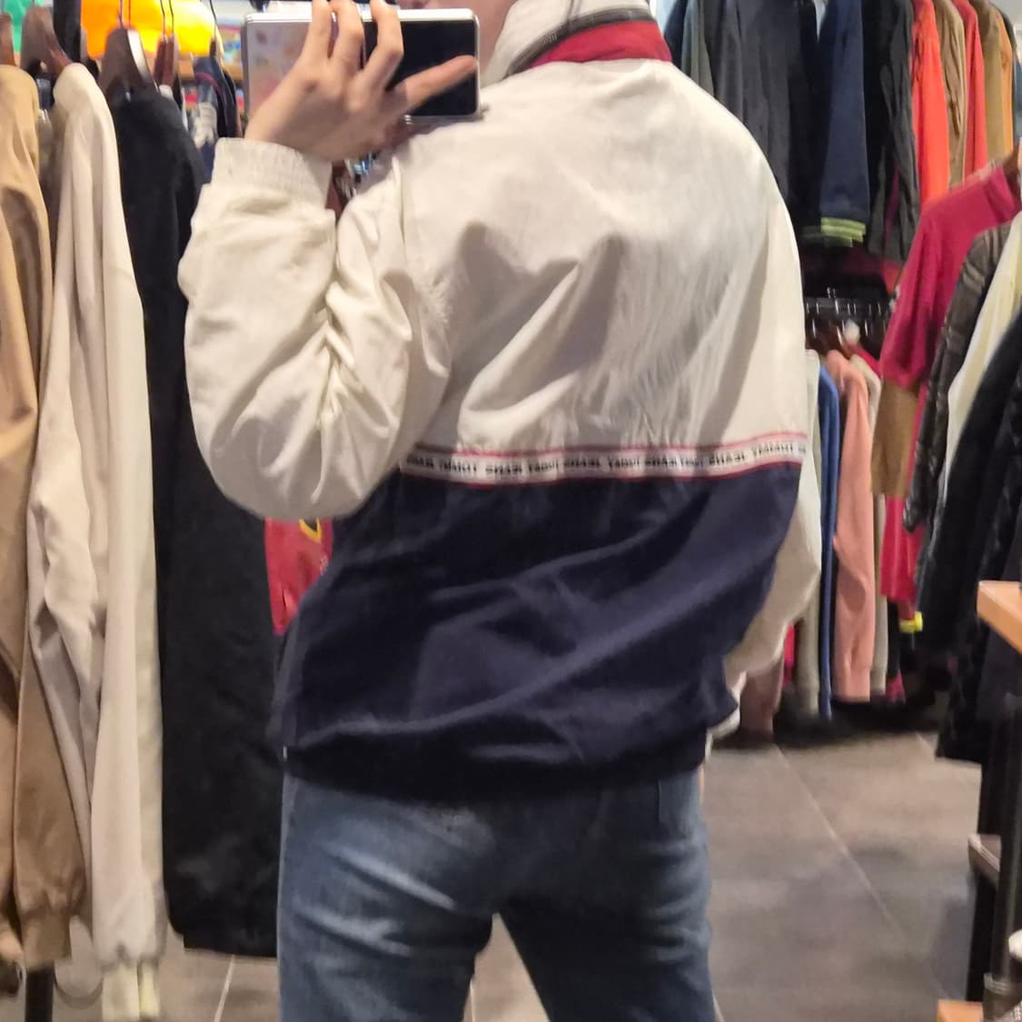 [NO.9] 타미진스 반집업 삼색 바람막이 상품이미지4