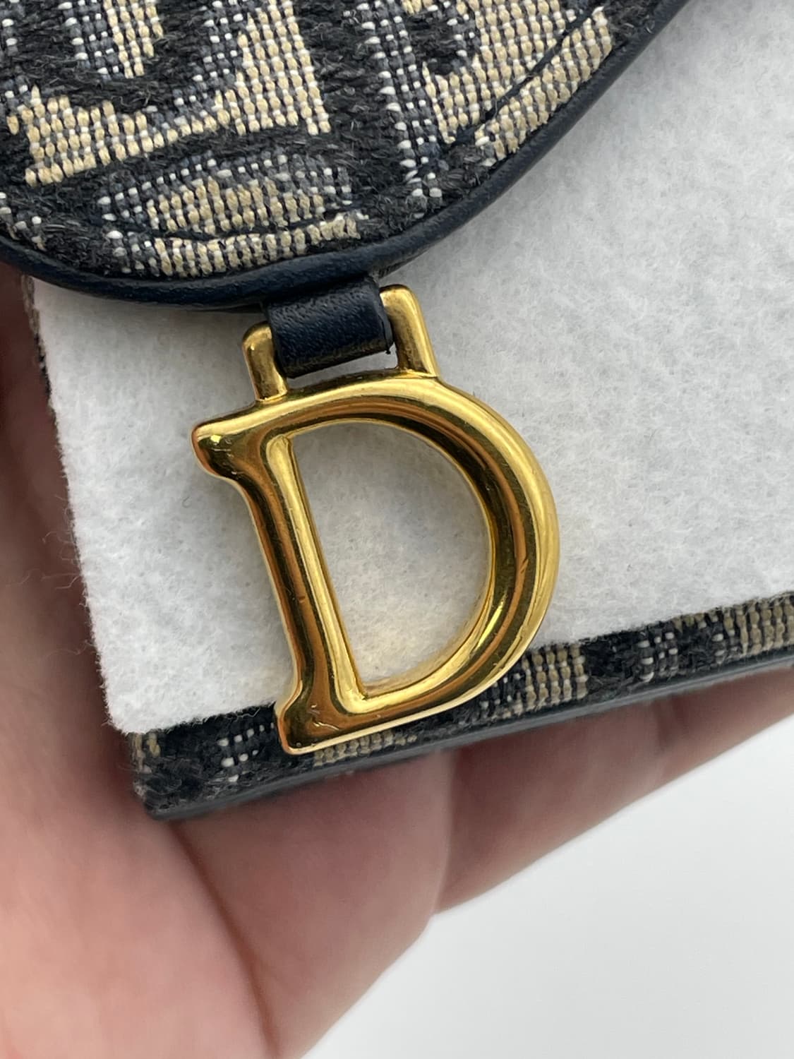 [ 새상품 / 풀구성 ] 디올 오블리크 새들 5포켓 아코디언 지갑 상품이미지6