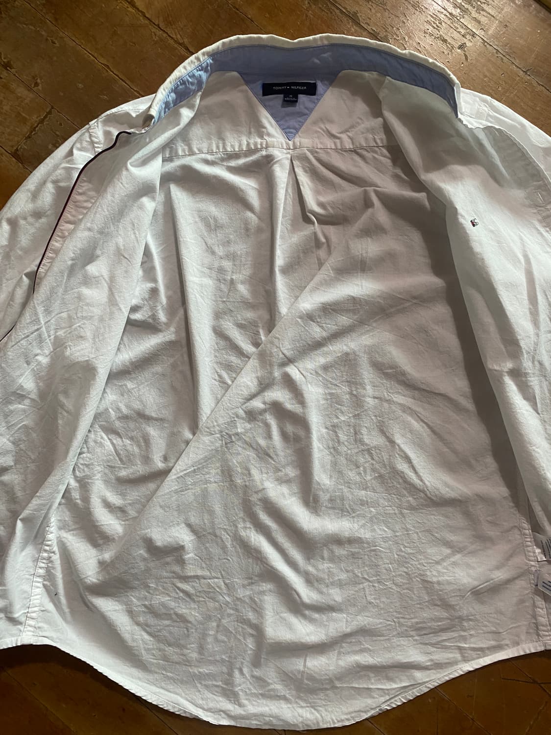 타미힐피거 흰색 옥스포드 셔츠 M (100) 상품이미지5