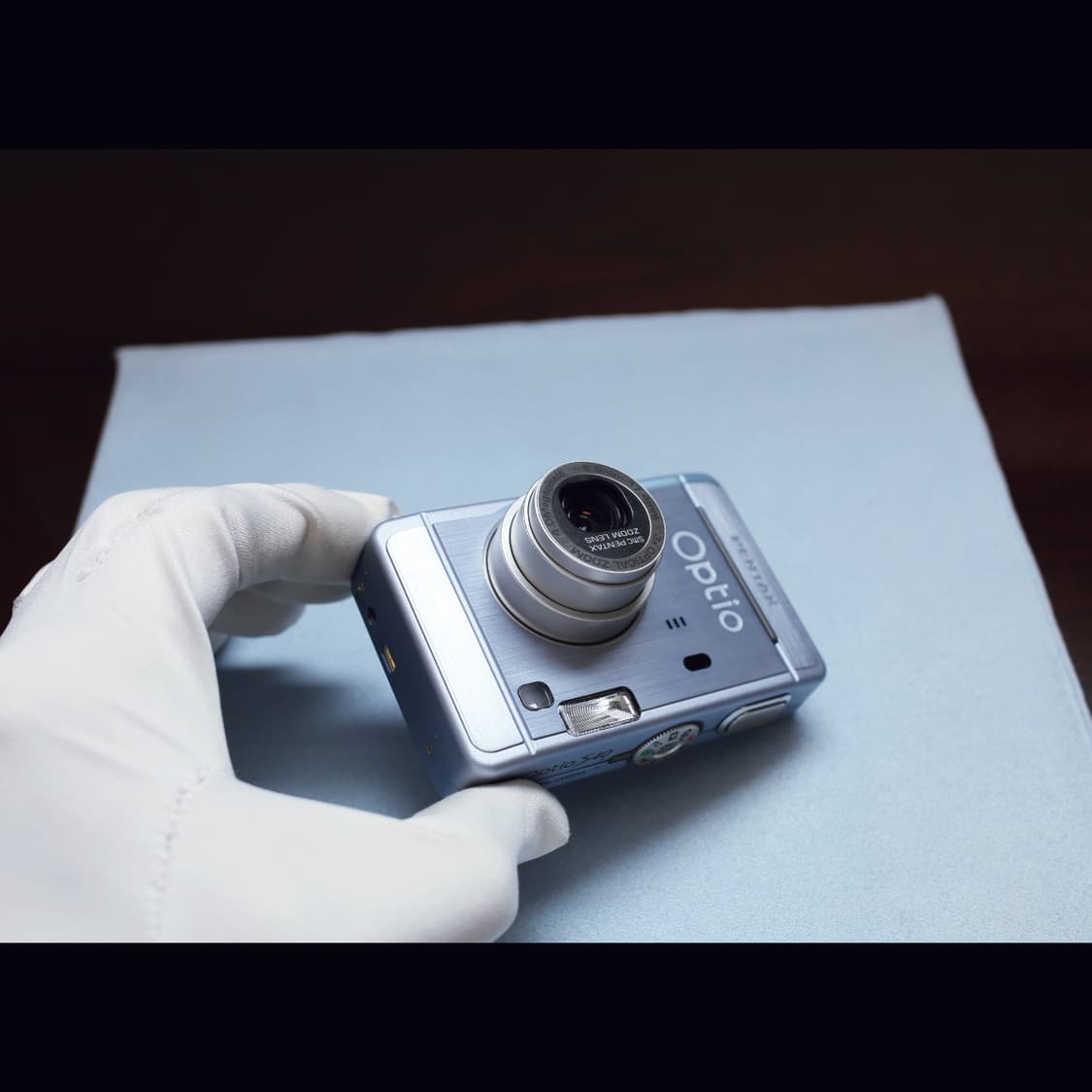 레어<민트급><키키디카> 펜탁스 옵티오 S40 블루 빈티지 디카 상품이미지6