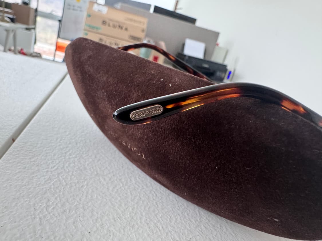 톰포드 브라운 호피 안경태 상품이미지5
