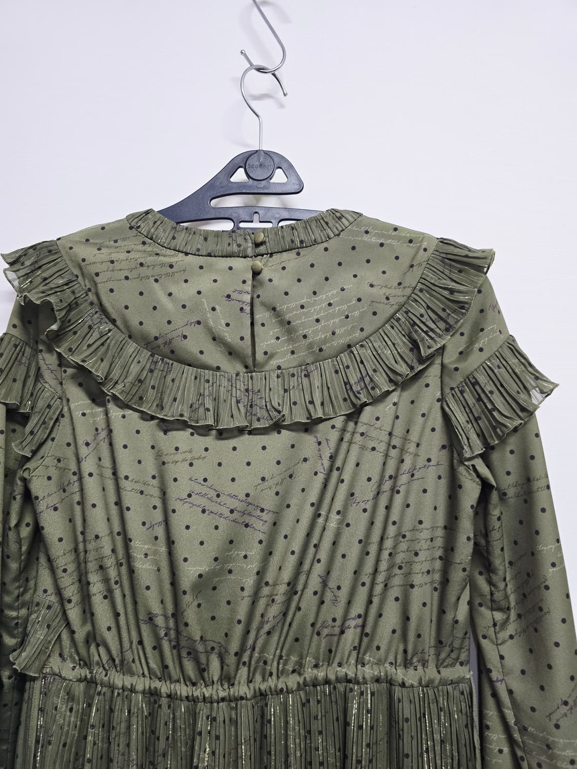 에고이스트  도트 플리츠 원피스 프릴 장식55 상품이미지6