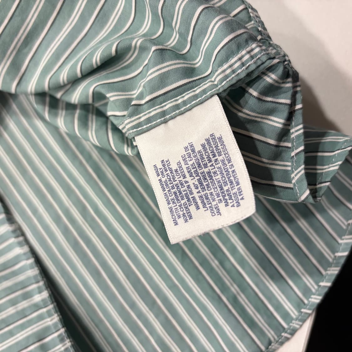 [XL] 폴로 랄프로렌 스트라이프 셔츠 그린 C644 상품이미지8