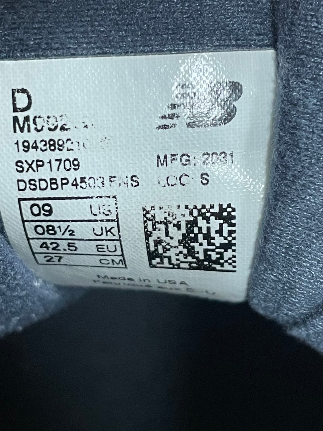 [270] 뉴발란스 992 네이비 MADE IN USA 상품이미지9