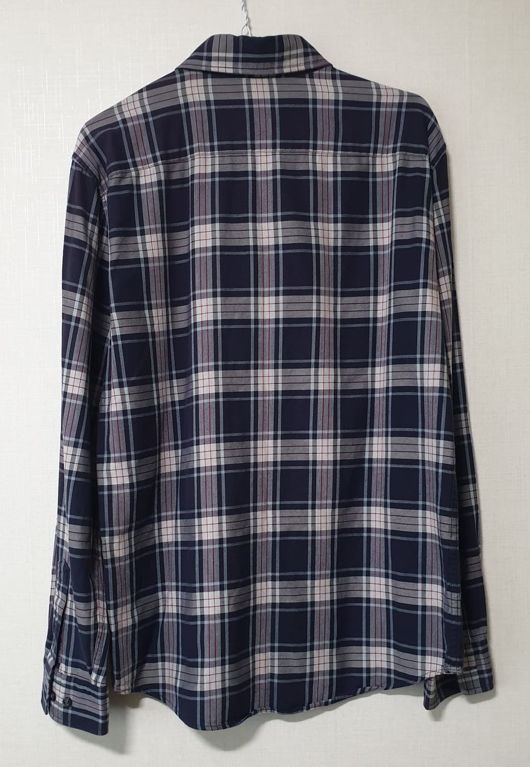 헤지스 체크 남방 셔츠 긴팔 슬림핏 100사이즈 상품이미지2