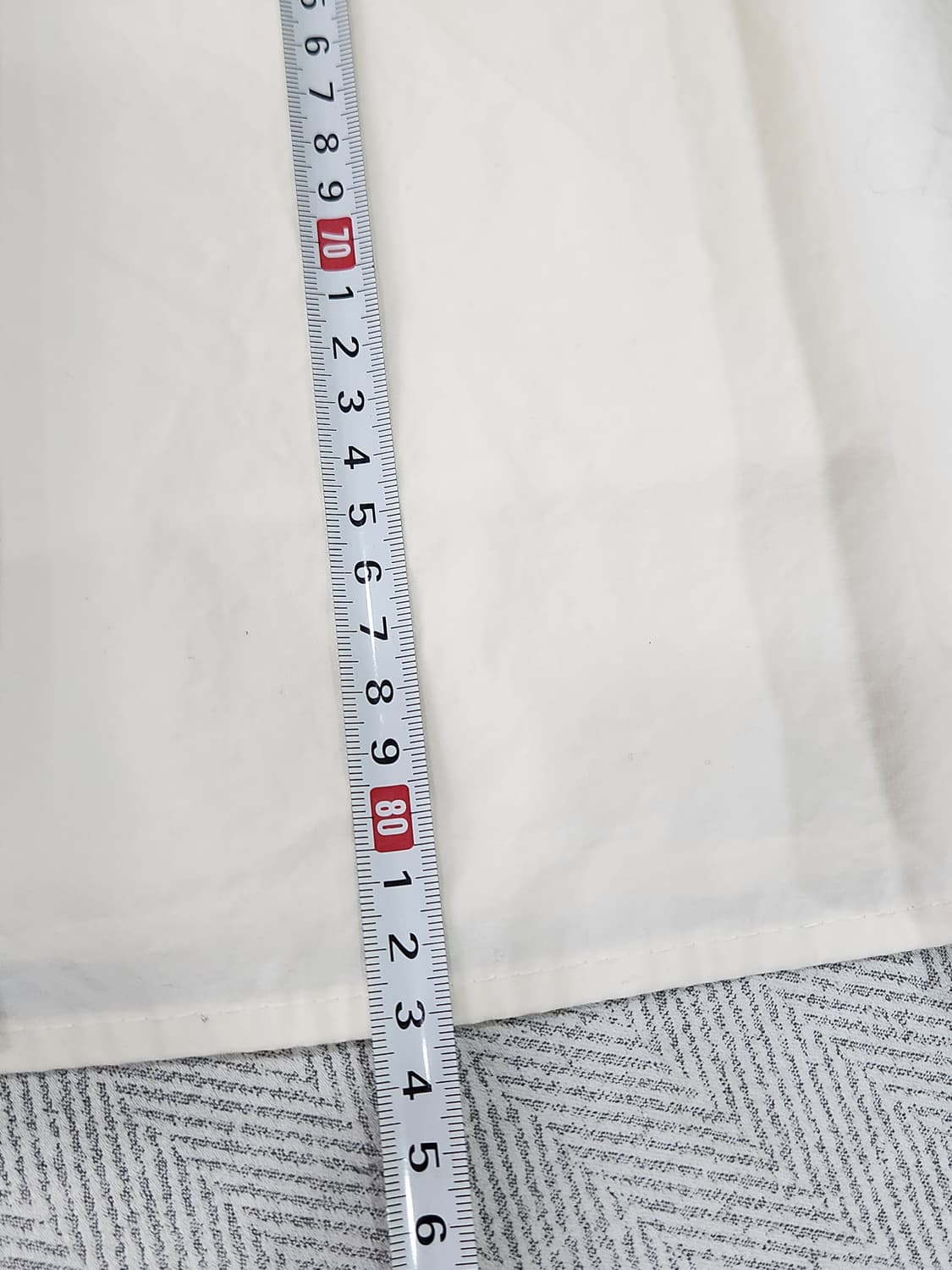 [M] 애드모어 ADDMORE 아이보리 플레어 롱 스커트 상품이미지9